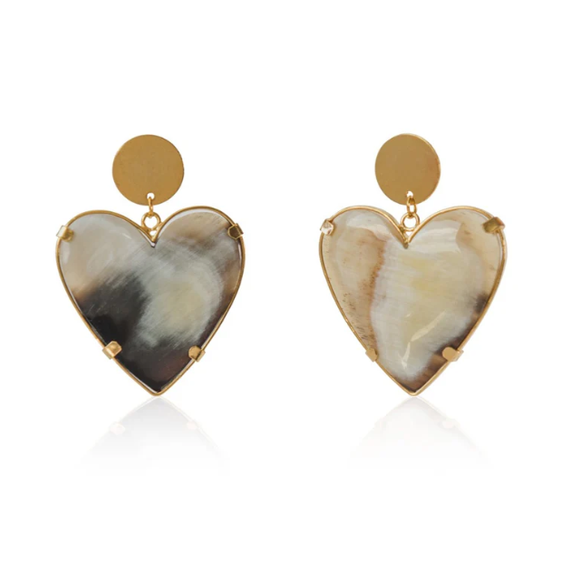 CUORE Round Gold Earring