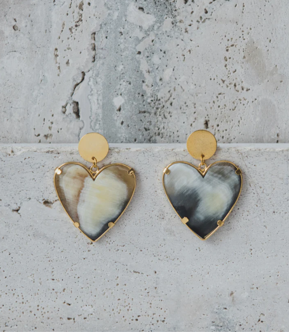 CUORE Round Gold Earring